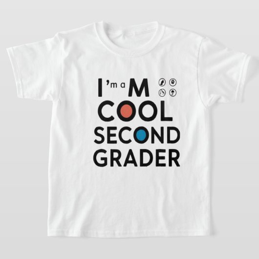 I’m a Cool Second Grader Back to School T-Shirt (Ablage )