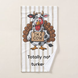 I’m a Cow Turkey | Funny Thanksgiving Disguise Handtuch