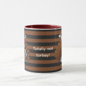 I’m a Cow Turkey | Funny Thanksgiving Disguise Tasse (Zentrum)