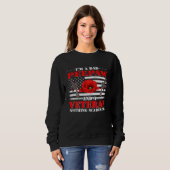 I m A Dad Peepaw And A Veteran Nothing Scares Me F Sweatshirt (Vorne ganz)