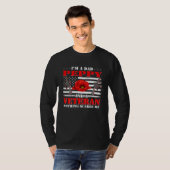 I m A Dad Peppy And A Veteran Nothing Scares Me Fl T-Shirt (Vorne ganz)