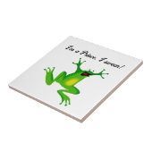 I’m a Fairy Tale Prince Funny Green Frog Cartoon Fliese (Seite)