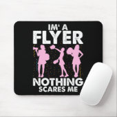 I’m A Flyer Nothing Scares Me Cheer Cheerleading C Mousepad (Mit Mouse)
