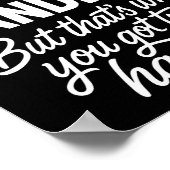 I’m A Handful Funny Sy Hands Quote Bold Flirty Wom Poster (Ecke)