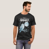 I’m A Hoot Snowy Owl Full Moon Night Sky Soky Magi T-Shirt (Vorne ganz)