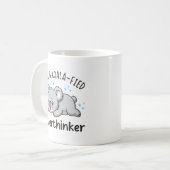 I’m A Koala-fied Overthinker - Cute Sad Koala Kaffeetasse (Vorderseite Links)