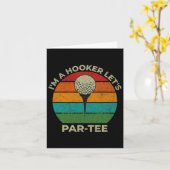 I&#; m A Lass&#; s Par T-Shirt Funny Golf Vater Fa Karte (Gelbe Blume)