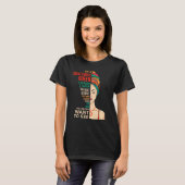 I m A Sagittarius Queen Melanin Black Women Horosc T-Shirt (Vorne ganz)