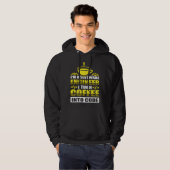 I m a software Engineer I turn Coffee into code Hoodie (Vorne ganz)