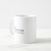 I’m an Engineer Kaffeetasse (Vorderseite Links)