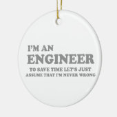 I’m an Engineer Keramik Ornament (Links)