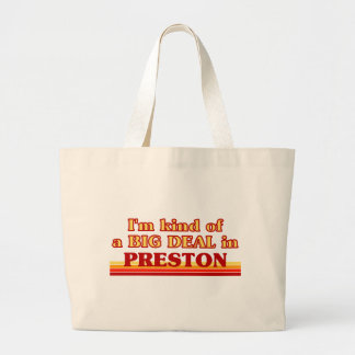I´m Art einer großen Sache in Preston Jumbo Stoffbeutel