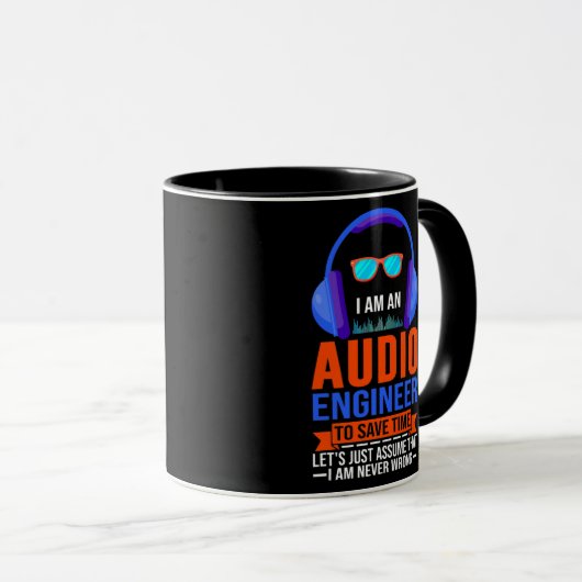 I’m Audio Engineer Sound Mixer Guy Audio Tech Tasse (VorderseiteRechts)