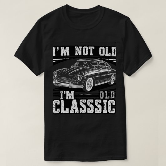 I’m Classic - Vintage Car Summer T-Shirt (Design vorne)