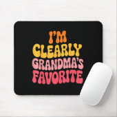 I’m Clearly Grandma’s Favorite Funny Granddaughter Mousepad (Mit Mouse)