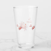 I’m Crabby with Name Crustacean Glas (Vorderseite)