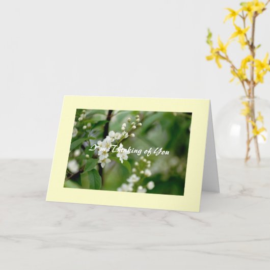 I ` m, das an Sie denkt Karte (Gelbe Blume)