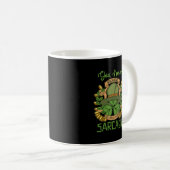 I_m Ein irisches Mädchen ich spreche Fluent Sarcas Kaffeetasse (VorderseiteRechts)