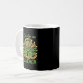I_m Ein irisches Mädchen ich spreche Fluent Sarcas Kaffeetasse (Vorderseite Links)