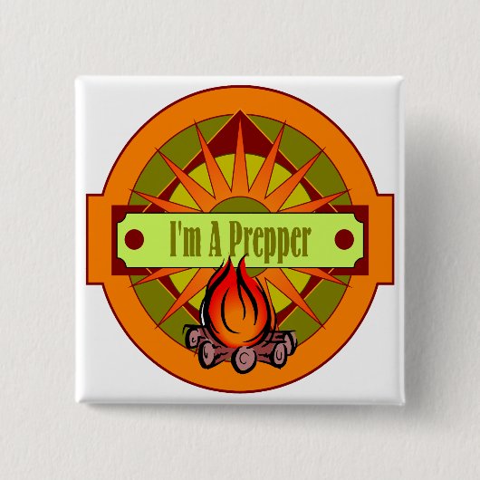 I ` m ein Prepper Button (Vorderseite)