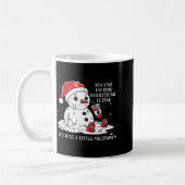 I’m Fine It's Fine Just Having Meltdown Christmas Kaffeetasse (Links)