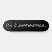 I m G Skateboards (Rufa Schriftart) - schwarz/grau (Horizontal)