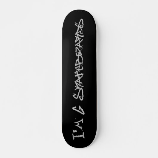 I m G Skateboards (Rufa Schriftart) - schwarz/grau (Vorne)