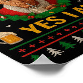I’m Going Drinking Yes I Am Christmas Beer Holiday Poster (Ecke)