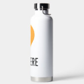 “I’m Here – Minimal Location Pin Sticker  Trinkflasche (links)