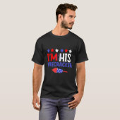 I m His Firecracker Cute 4th Of July Couple T-Shirt (Vorne ganz)