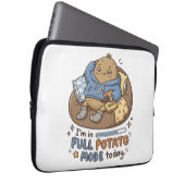 I’m in full potato mode today| Couch Potato Potato Laptopschutzhülle (Vorne Rechts)