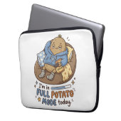 I’m in full potato mode today| Couch Potato Potato Laptopschutzhülle (Vorderseite Links)