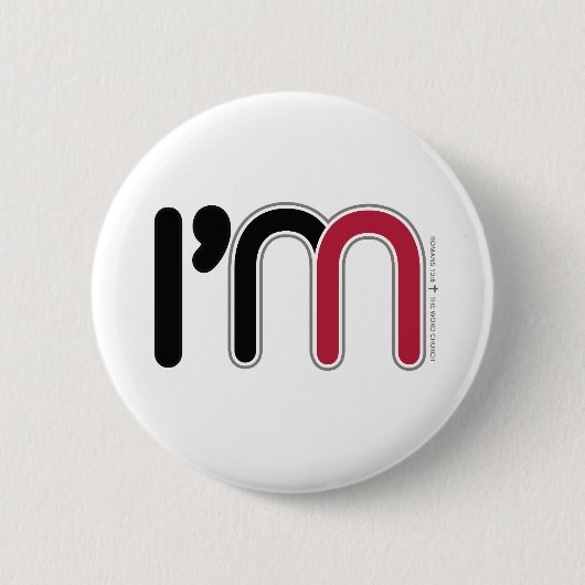 "I m In" Round Button (Vorderseite)