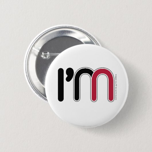 "I m In" Round Button (Vorne & Hinten)