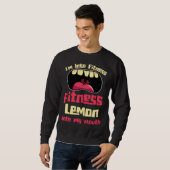 I m Into Fitness Fitness Lemon Into My Mouth Sweatshirt (Vorne ganz)