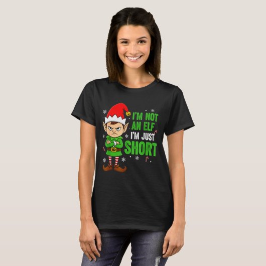 I’m Just Short Funny Elf Christmas T-Shirt