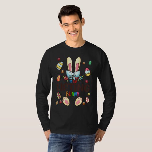 I’m Lifting Bunny Easter Day Matching Family E T-Shirt (Vorne ganz)