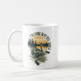 I’m Living in My Reel World | Fishing lake  Kaffeetasse
