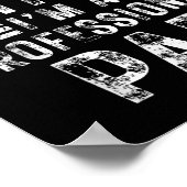 I&#; m Nicht müde I&#; m a Beruflich Pap Faffer Poster (Ecke)