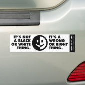 I’m No Racist Bumper Sticker Autoaufkleber (Auf Auto)