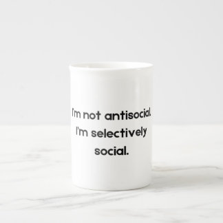 I’m Not Antisocial — I’m Selectively Social | Funn Porzellantasse