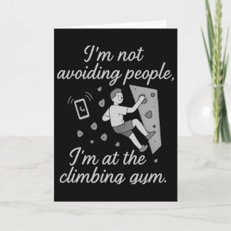 I’m Not Avoiding People Climbing Gym Script  Karte