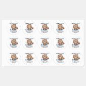 I’m Not Clumsy, The Floor Hates Me, Etiketten (Blatt)