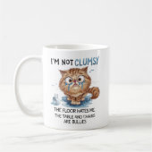 I’m Not Clumsy, The Floor Hates Me Kaffeetasse (Links)