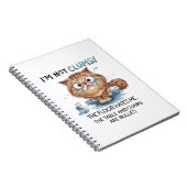 I’m Not Clumsy the Flor Hates Me  Notizblock (Rechte Seite)