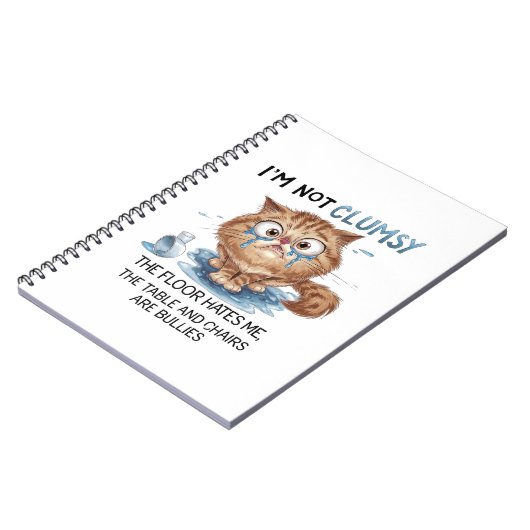 I’m Not Clumsy the Flor Hates Me  Notizblock (Linke Seite)