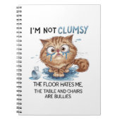 I’m Not Clumsy the Flor Hates Me  Notizblock (Vorderseite)