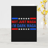 I’m Not Just Mega I'm Dark Mega Trump 2024 Electio Karte (Gelbe Blume)