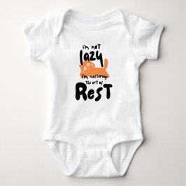 I’m not lazy, I’m mastering the art of rest Baby Strampler