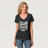 I m Not Lazy Rugby Saying  Rugby Player T-Shirt (Vorderseite Vollansicht)